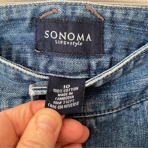 Sonoma Denim Cuffed Shorts 10 - Picture 2 of 3